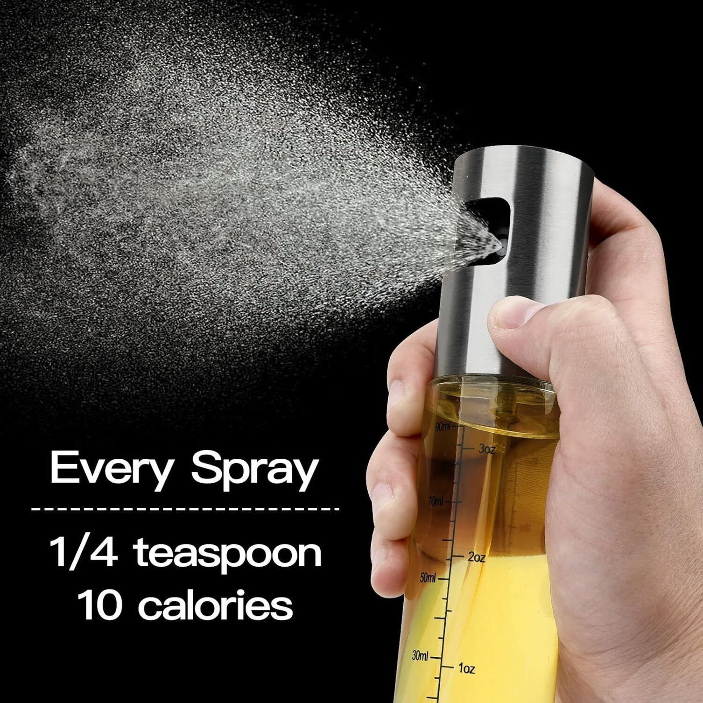 Olive Oil Sprayer Cooking BBQ Air Fryer Mister Spray  Fine Bottle Kitchen