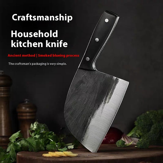 Hand-forged Kitchen Slicing Knife Dedicated For Chefs Cleaver Stainless Steel