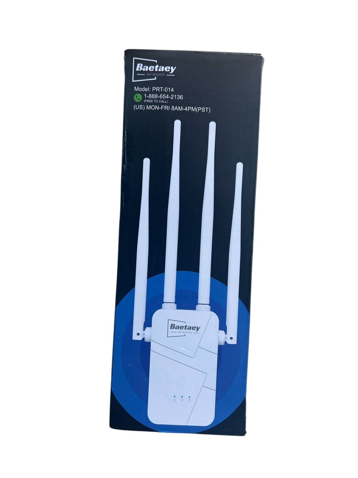 Baetaey WiFi Repeater 300Mbps WiFi Range Extender Model PRT-014