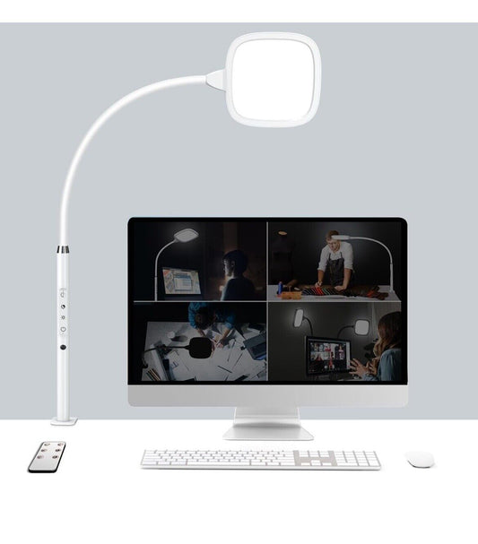  LED Desk Lamps for Home Office, Clamp Desk Video Conference Light for White