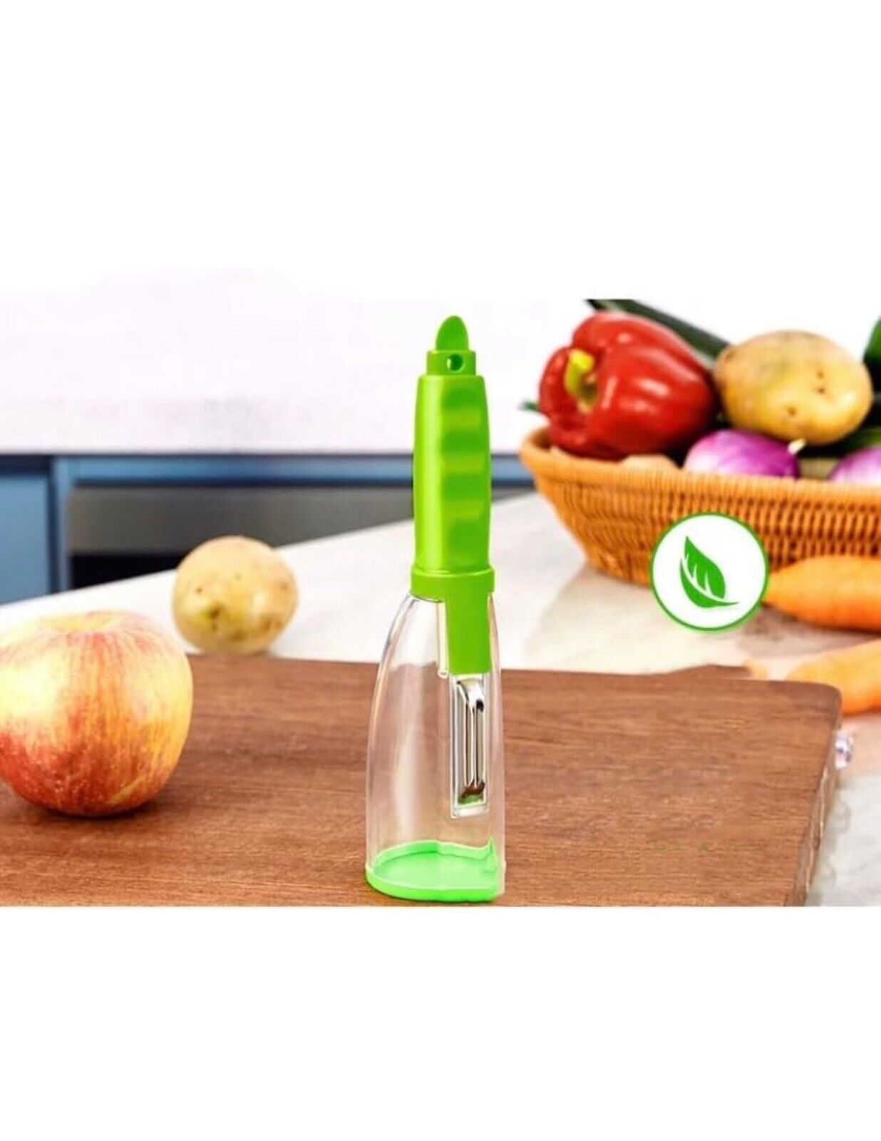 Fruit / Vegetable peeler 3 In 1 with storage box peeling knife stainless for