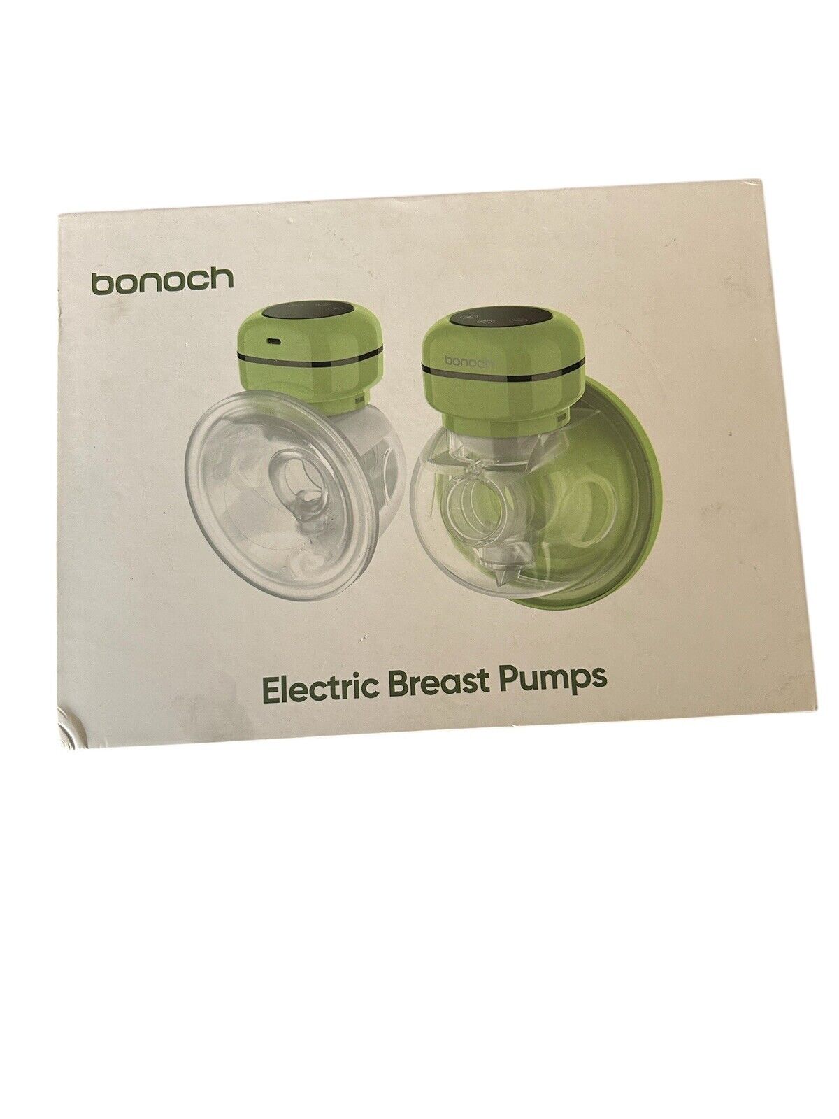 139.99 Retail- Bonoch Electric Breast Pump Wearable Lime Green Used / Open Box