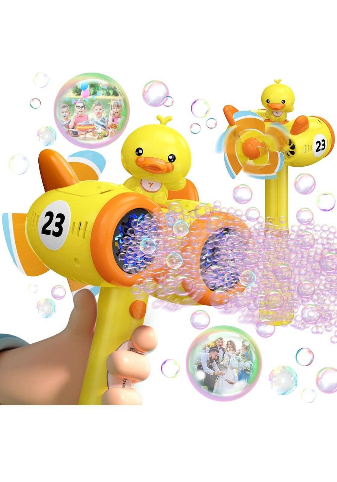 Kids Bubble Wand Double Hole Cartoon 20 Holes