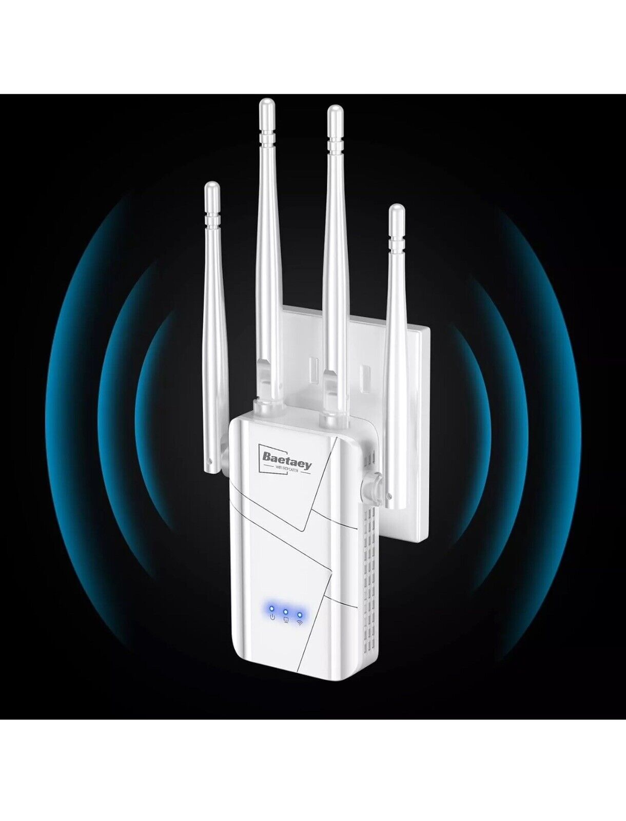 Baetaey WiFi Repeater 300Mbps WiFi Range Extender Model PRT-014