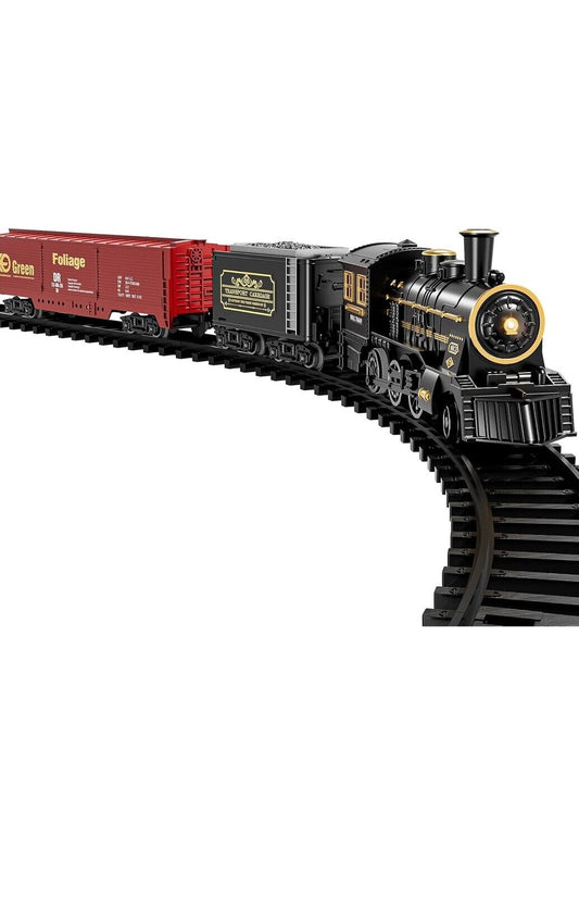 Classic Electric Steam Train Model Set for  - Lights, Smoke, Fun! Open Box