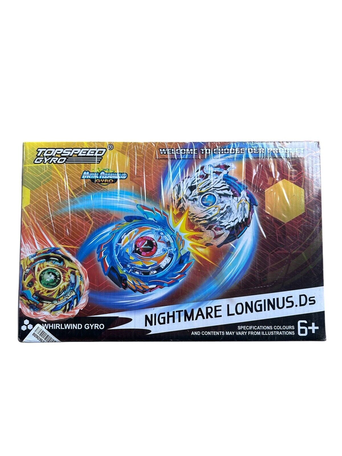 Metal Assembled Gyro Whirlwind Gyro Nightmare Longinus Ds 158-6T