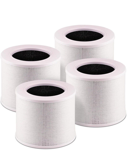 4 Pack Core Mini Filter True HEPA Filters for LEVOIT Core Mini Air Purifier...