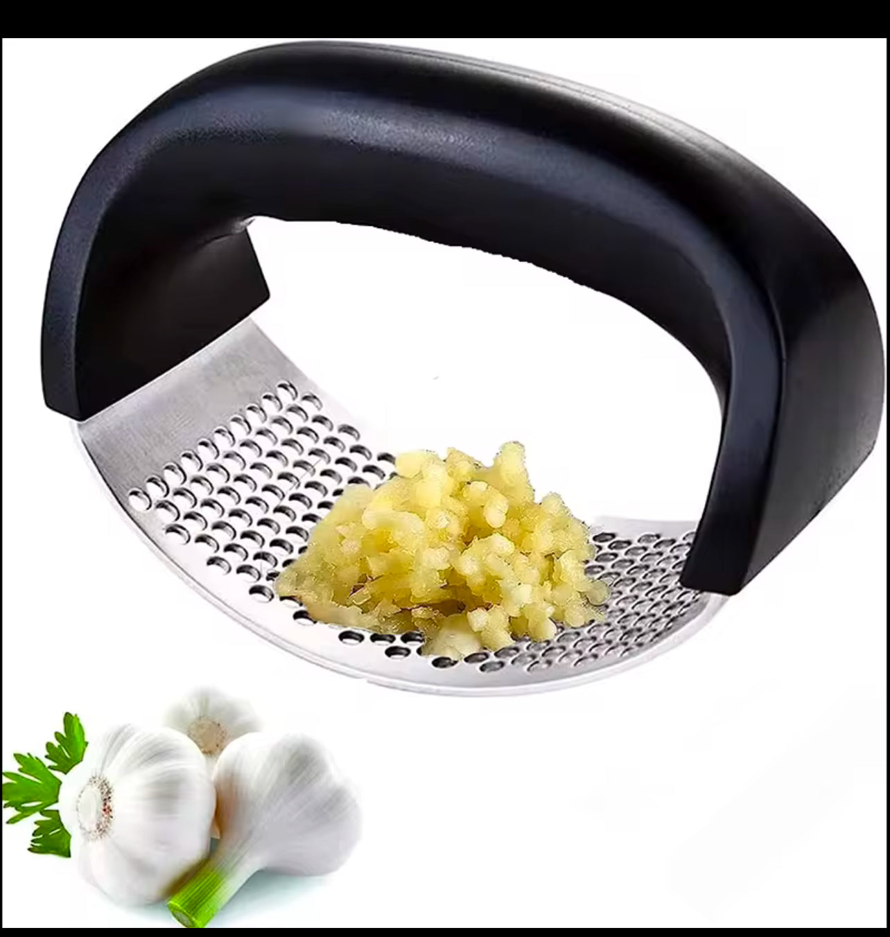 Garlic Press Rocker Garlic Crusher handheld press Rocker Roller kitchen tools